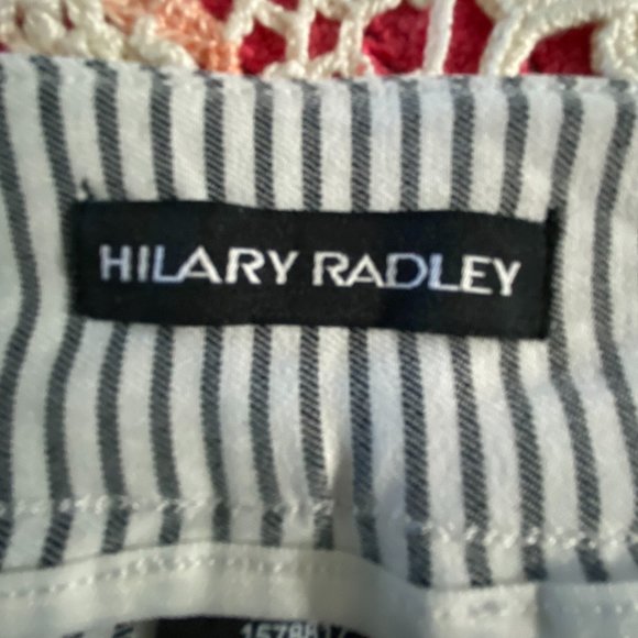 Hilary Radley sz12 striped ankle pant - Picture 2 of 8